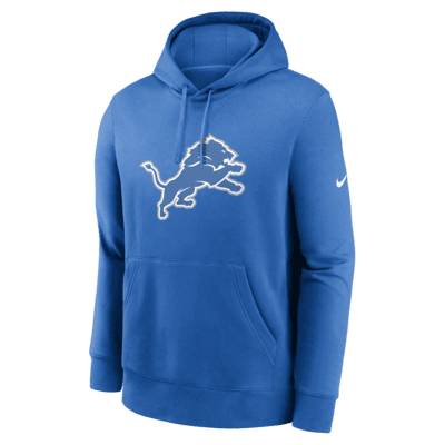 Detroit Lions Club Logo Men s Nike NFL Pullover Hoodie. Nike